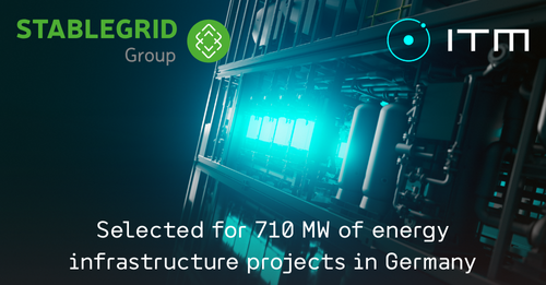 Stablegrid Group selects ITM Power for 710 MW of energy infrastructure projects in Germany